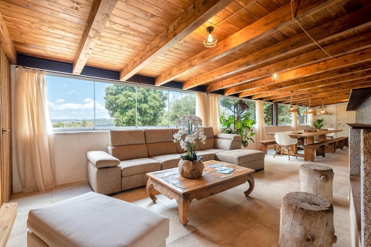 Villa Tre Nibbari San Pantaleo Bagian luar foto