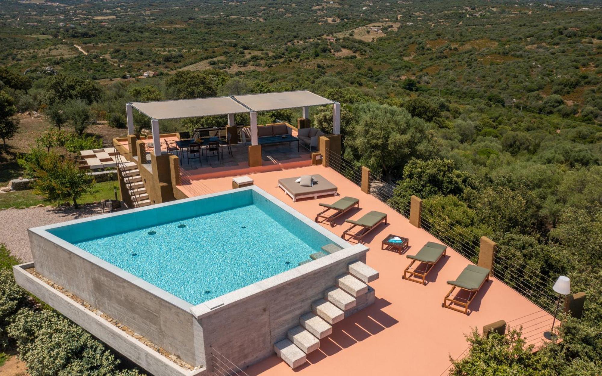 Villa Tre Nibbari San Pantaleo Bagian luar foto
