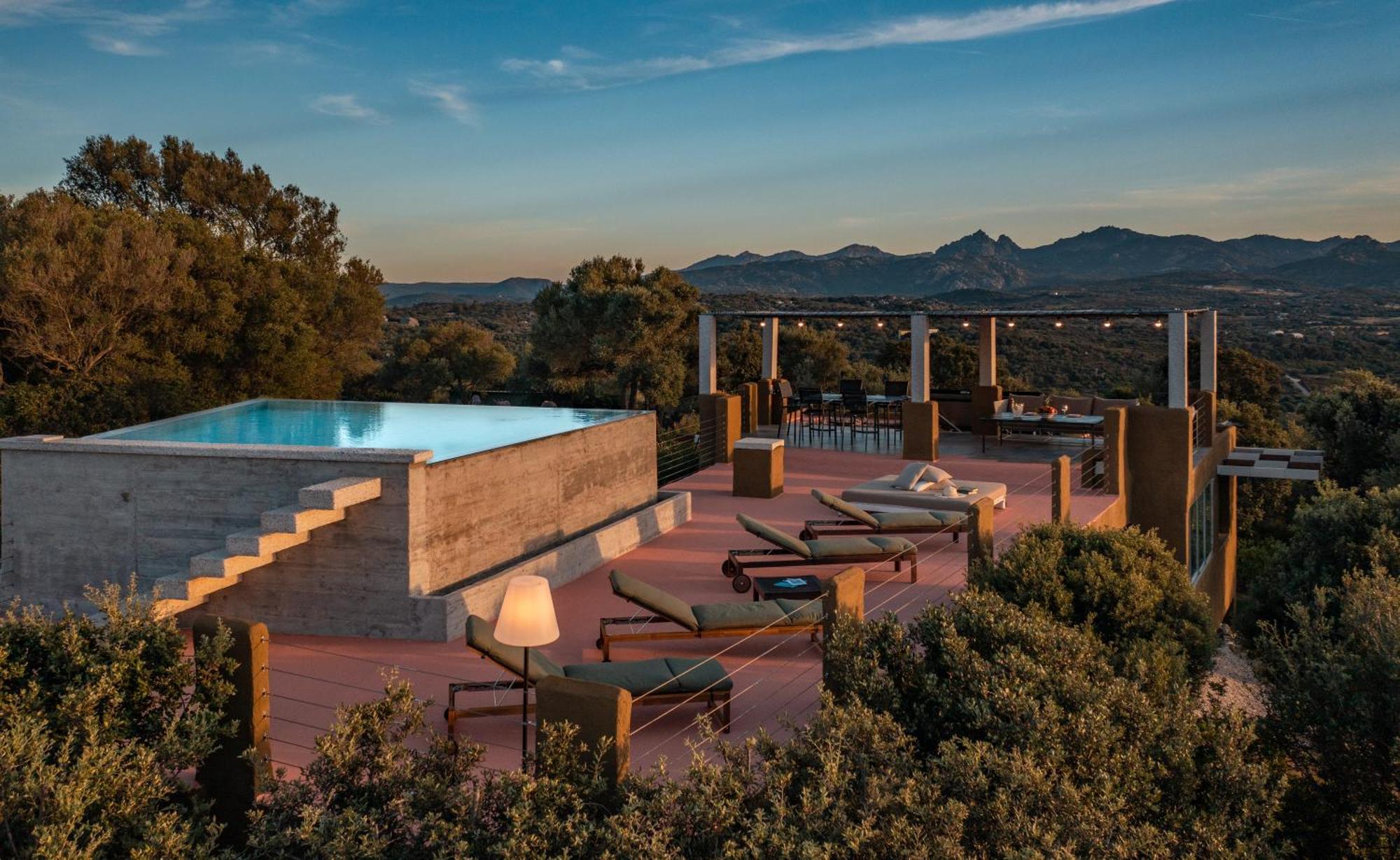 Villa Tre Nibbari San Pantaleo Bagian luar foto