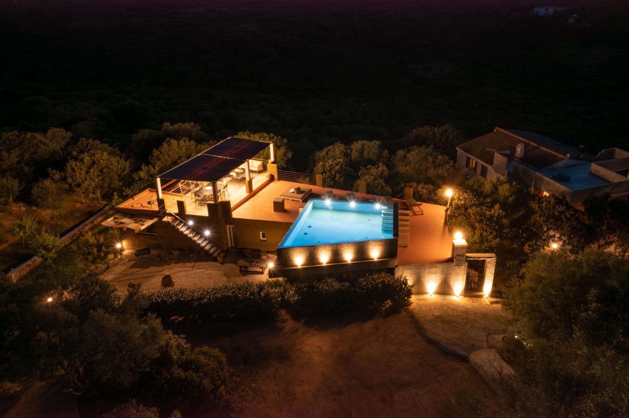 Villa Tre Nibbari San Pantaleo Bagian luar foto