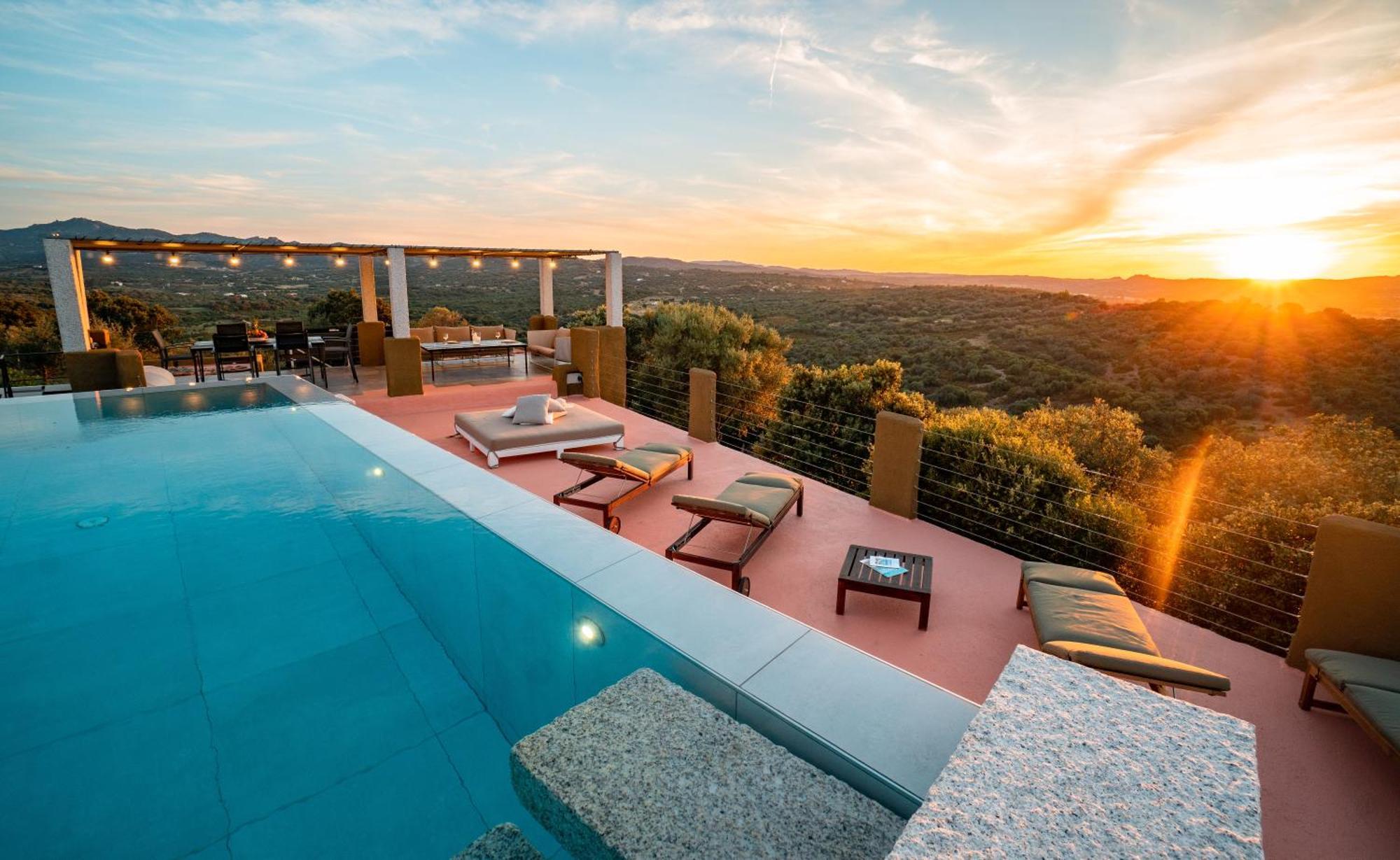 Villa Tre Nibbari San Pantaleo Bagian luar foto